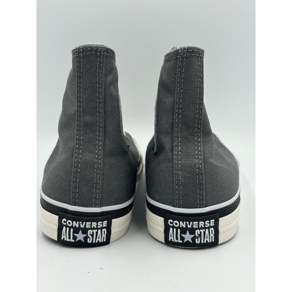 Converse All Star High Top Sneakers in Charcoal Gray & White - Picture 4 of 10